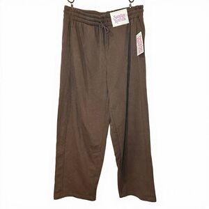 Sunday Retreat Women’s Brown Barrel Leg Sweatpants in size XL